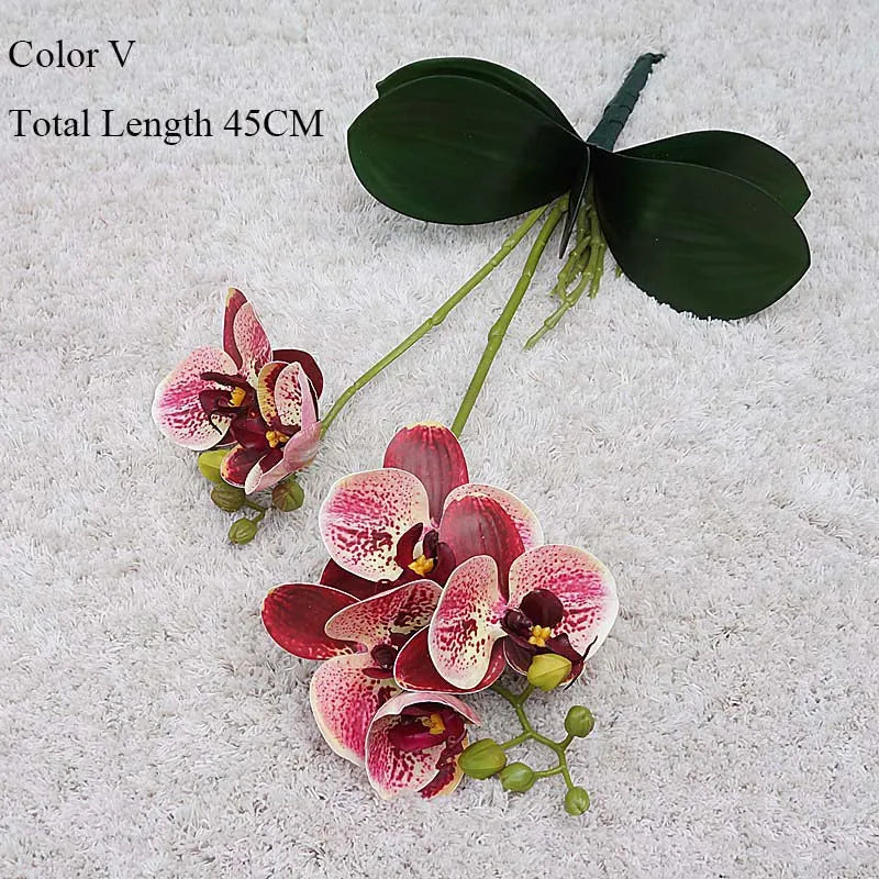 orchidée en latex luxe pour décoration mariage et événements - vue 7 sur 26