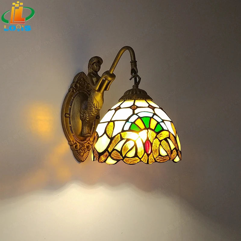 applique murale led de style baroque européen éclairage décoratif intérieur - vue 1 sur 8