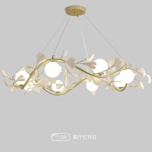 lustre décoratif nordique en verre luxe pour intérieur moderne - vue 3 sur 9