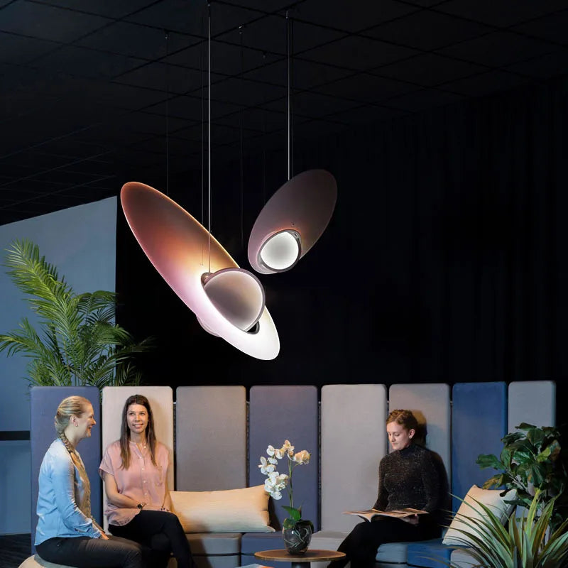 lustre nordique moderne voie lactée personnalité simple satellite - vue 5 sur 8