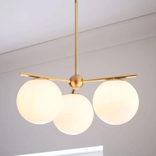 lustre moderne led nordique pour cuisine et restaurant - vue 3 sur 8