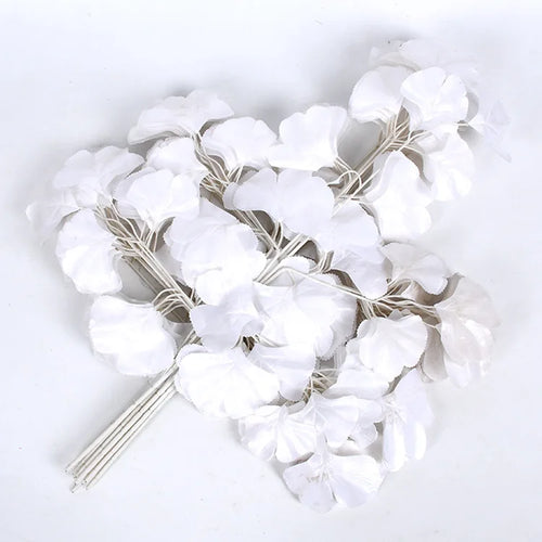 lot de 12 feuilles d'érable artificielles pour décoration d'automne - vue 11 sur 19