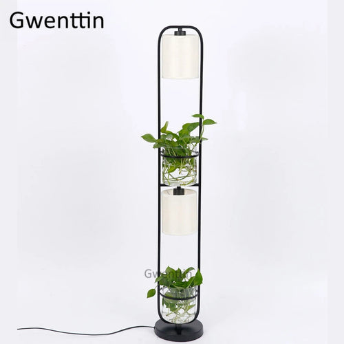 lampadaire moderne à led en verre pour décoration intérieure - vue 6 sur 8