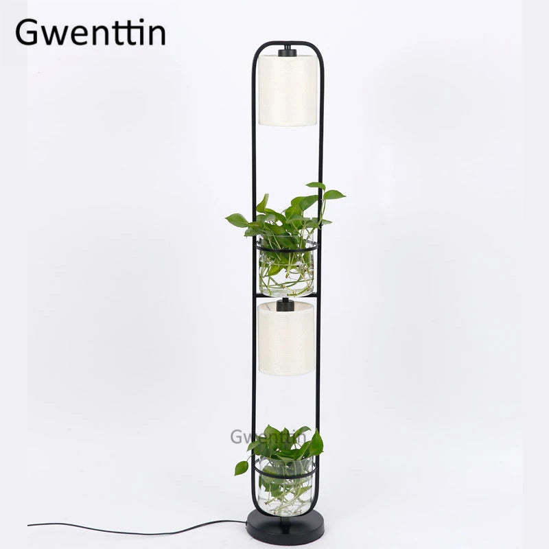 lampadaire moderne à led en verre pour décoration intérieure - vue 5 sur 8