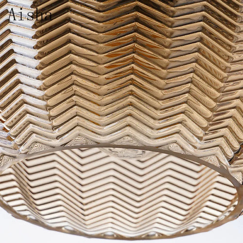 suspension en verre style nordique pour décoration intérieure - vue 7 sur 15