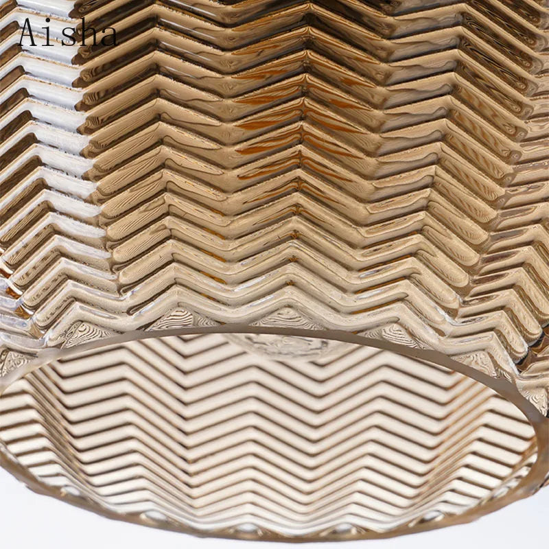 suspension en verre style nordique pour décoration intérieure - vue 6 sur 15