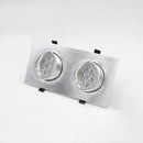 spots led encastrables carrés à intensité variable pour éclairage intérieur