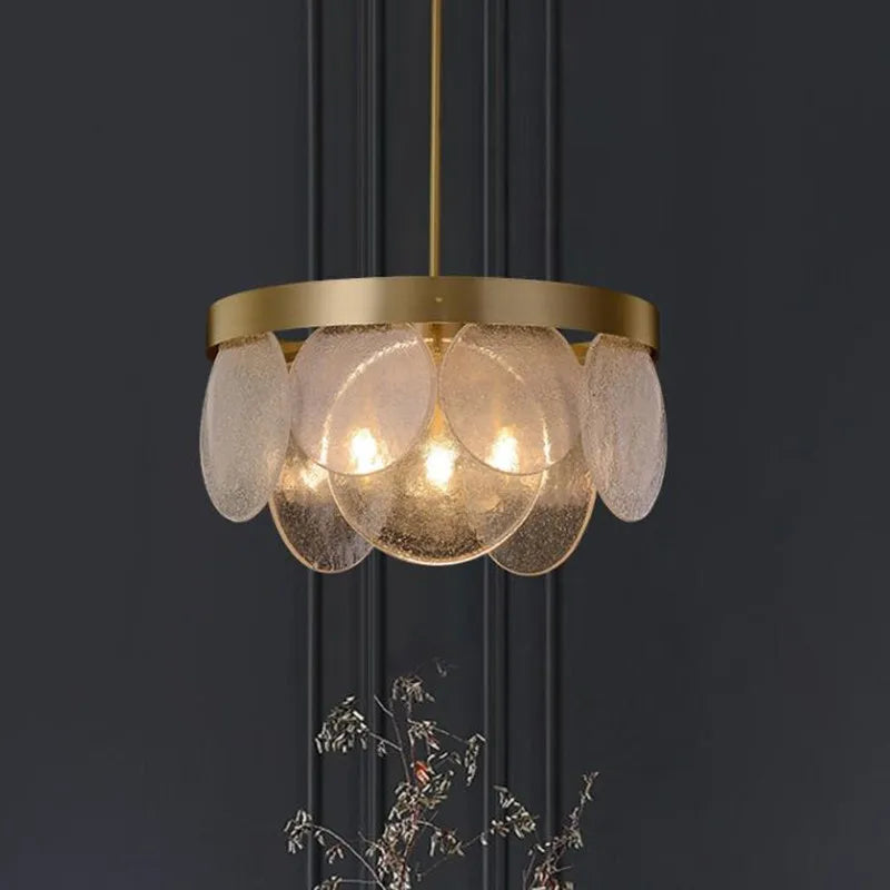 lustre moderne créatif en verre pour décoration intérieure - vue 4 sur 9