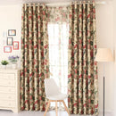 Rideau occultant floral style européen pour chambre salon