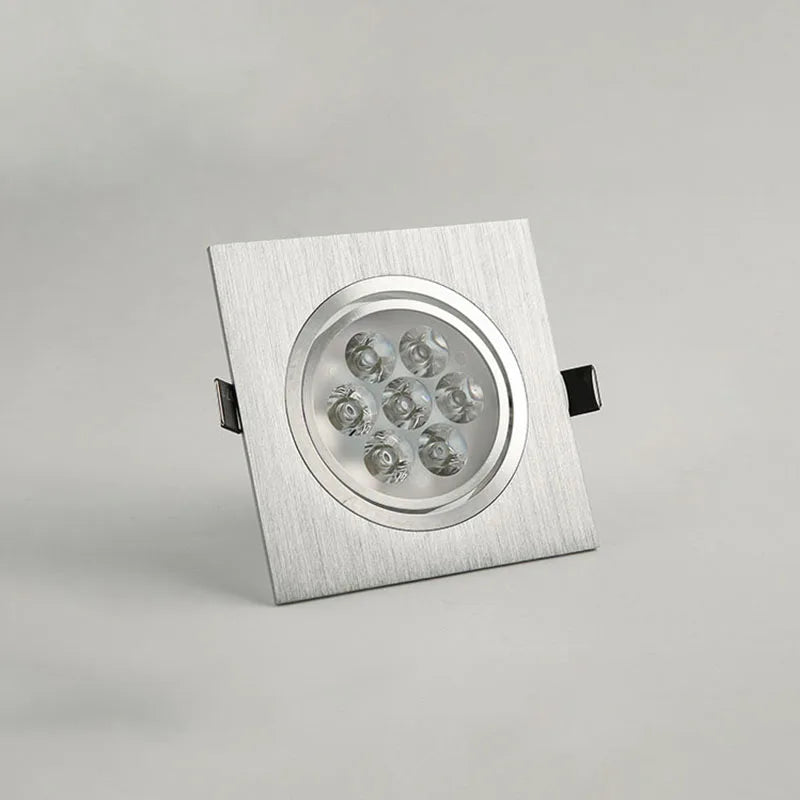 spots led encastrables carrés à intensité variable pour éclairage intérieur - vue 3 sur 7