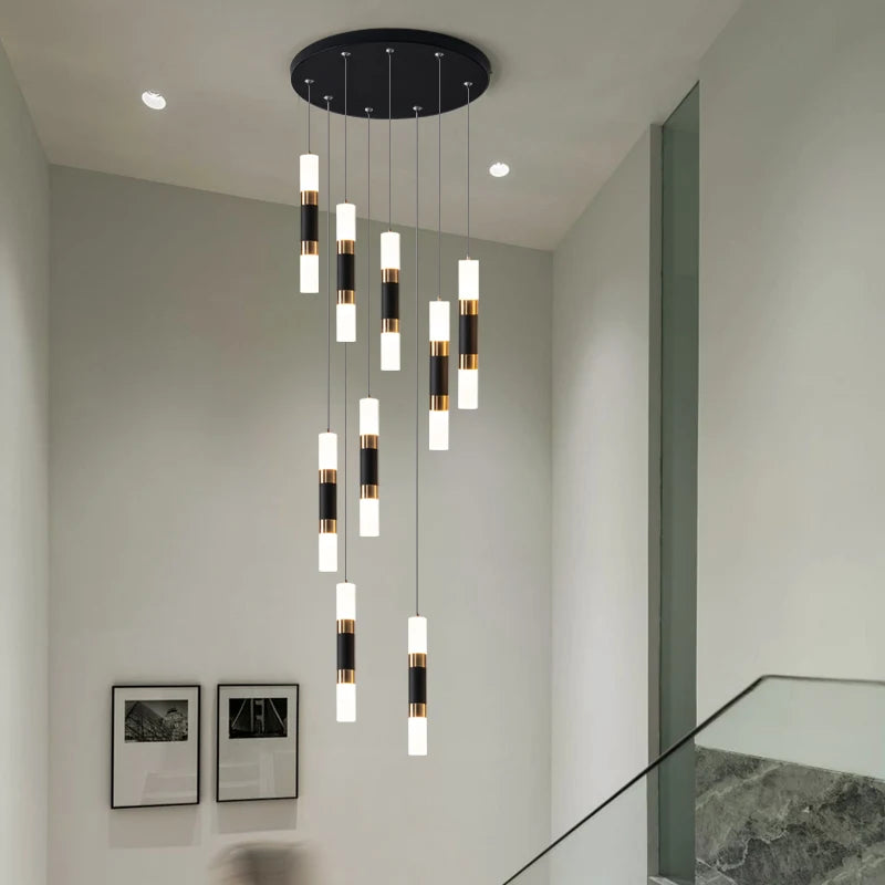 suspension moderne en métal style minimaliste pour intérieur élégant - vue 2 sur 12