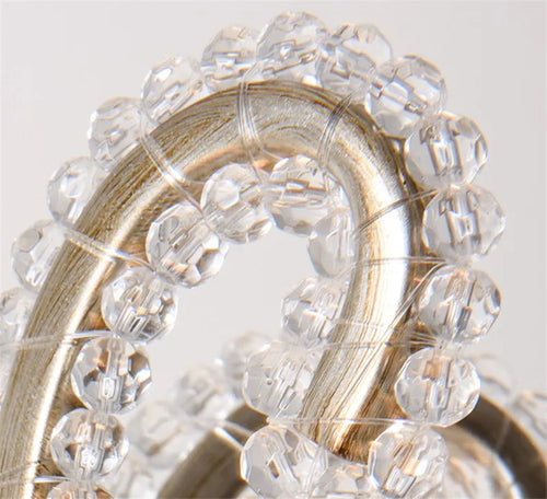 lustre en métal coulé rétro pour éclairage intérieur en fer forgé - vue 8 sur 11