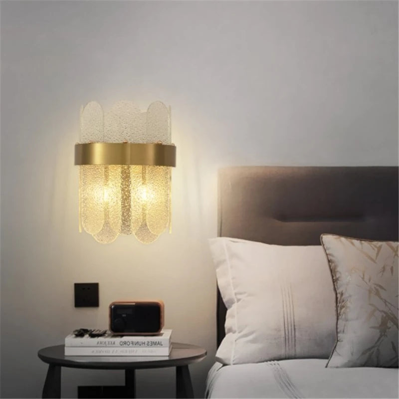 applique murale led nordique en verre design créatif et moderne - vue 4 sur 8