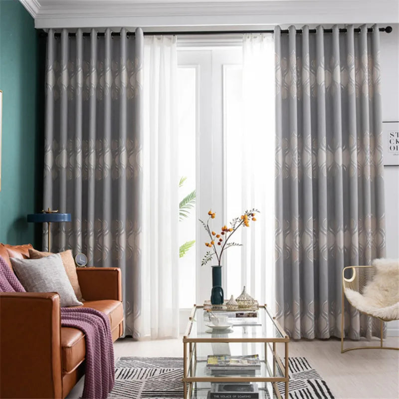 Rideau occultant floral moderne pour chambre ou salon - vue 2 sur 10