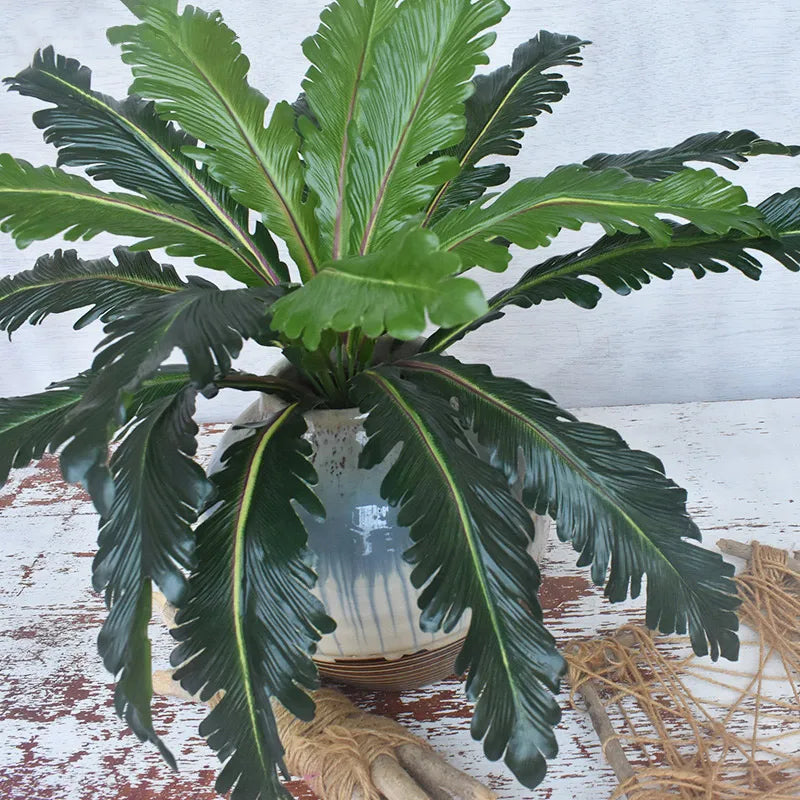 plantes artificielles tropicales fougères et feuilles décoratives - vue 2 sur 7