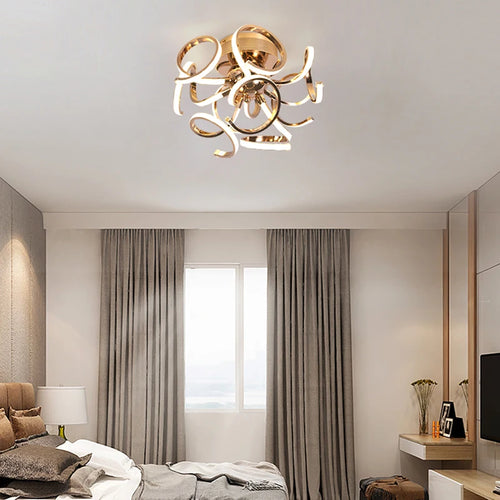 plafonnier led moderne globe design éclairage intérieur décoratif - vue 5 sur 8