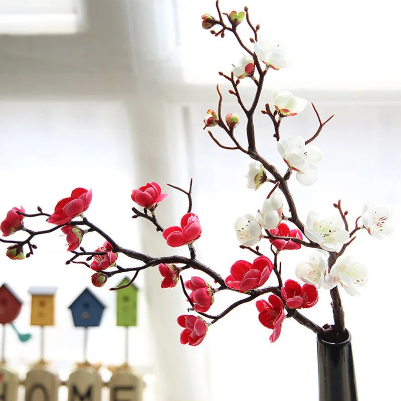 branche de fleurs artificielles de cerisier pour décoration automnale - vue 4 sur 17