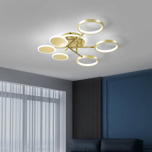 lustre créatif led pour décoration intérieure moderne - vue 5 sur 15