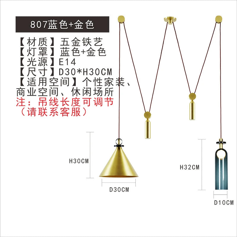 suspension en verre et métal pour décoration intérieure moderne - vue 17 sur 25