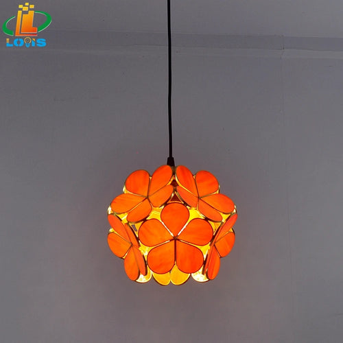 lampe à pétales en verre style nordique pour décoration intérieure - vue 6 sur 18