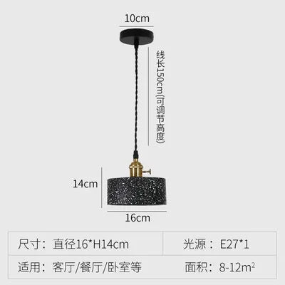 suspension industrielle en ciment pour table et bar - vue 18 sur 23