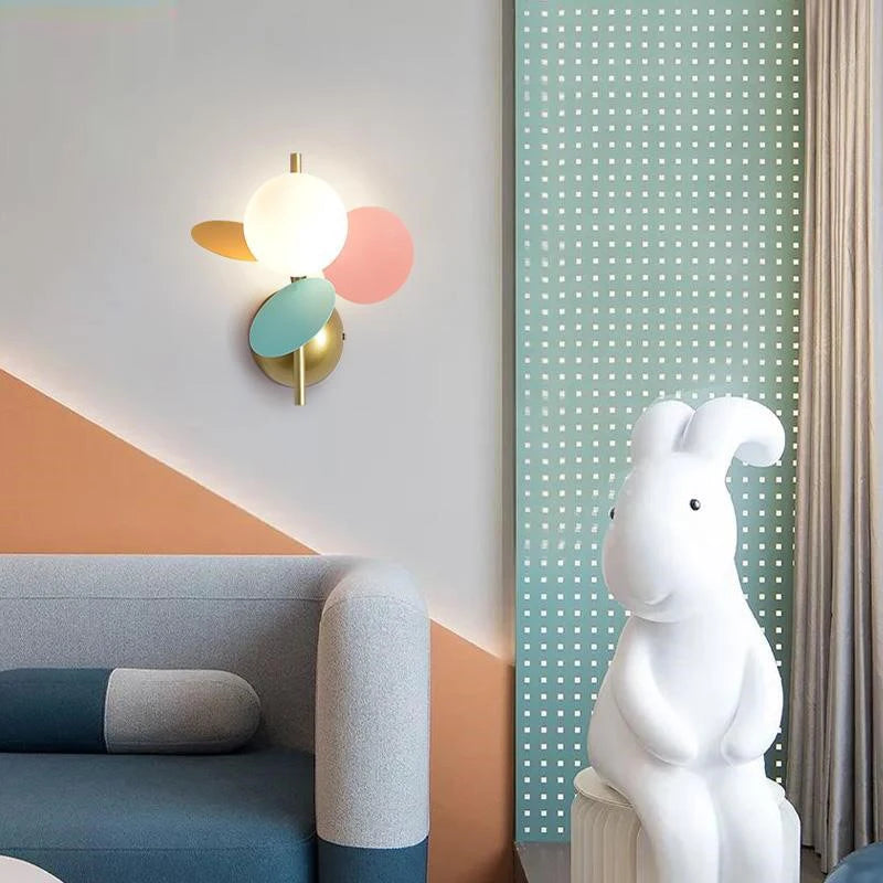 applique murale créative en forme de feuilles pour enfants - vue 5 sur 15