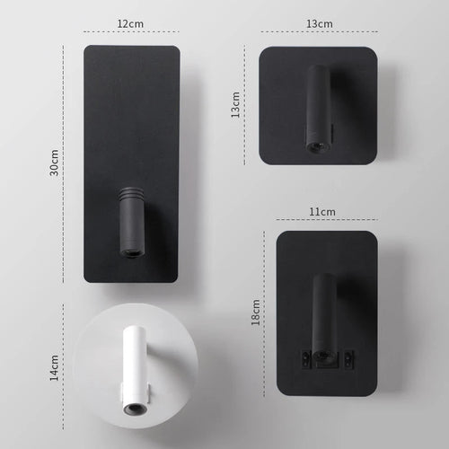 lustre led minimaliste avec interrupteur de projecteur déco - vue 5 sur 14