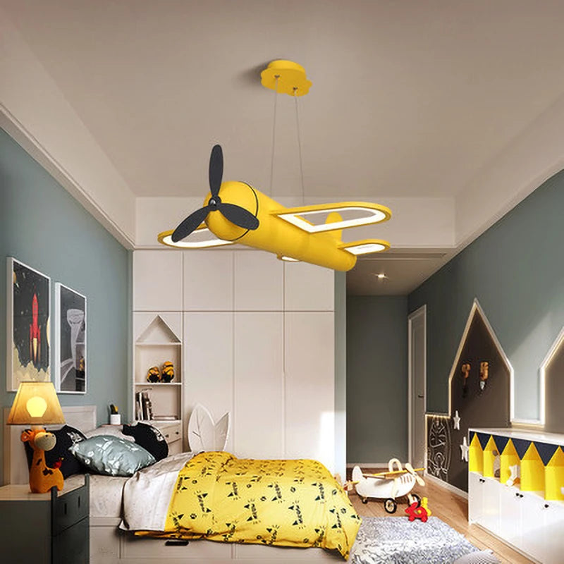 suspension led intelligente design nordique pour chambre d'enfant - vue 5 sur 10