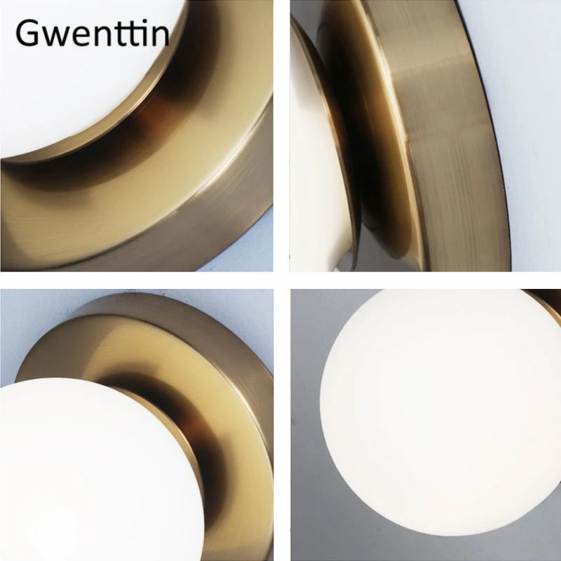 applique murale moderne à led en verre pour décoration intérieure - vue 6 sur 10