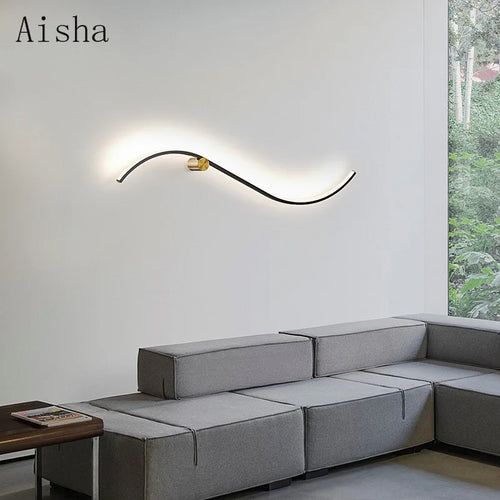 applique murale led moderne pour décoration intérieure créative - vue 4 sur 9