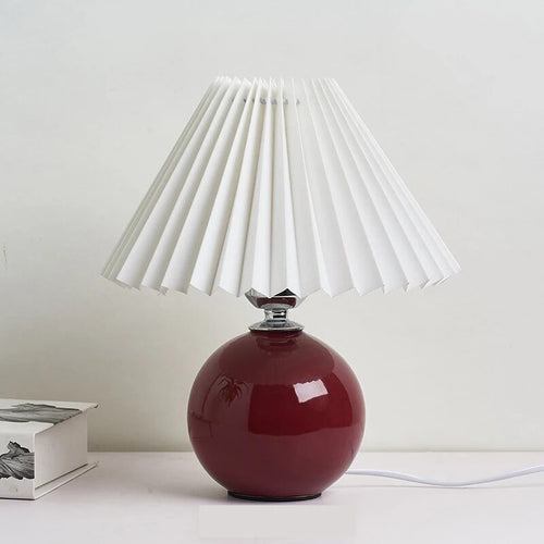 Lampe de table plissée coréenne - vue 11 sur 25