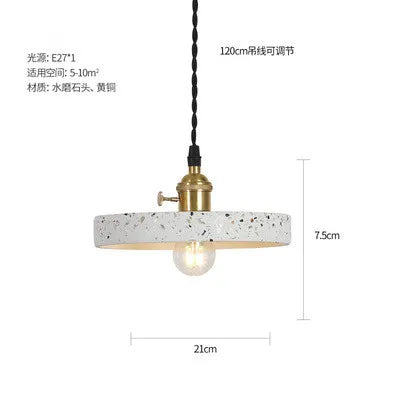 suspension industrielle en ciment pour table et bar - vue 12 sur 23