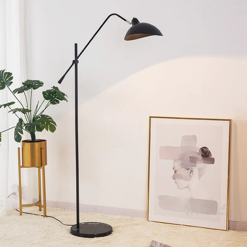 Lampadaire nordique Simple en or - vue 3 sur 8