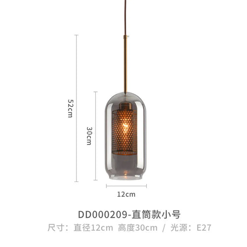 suspension moderne en verre pour décoration intérieure élégante - vue 14 sur 17