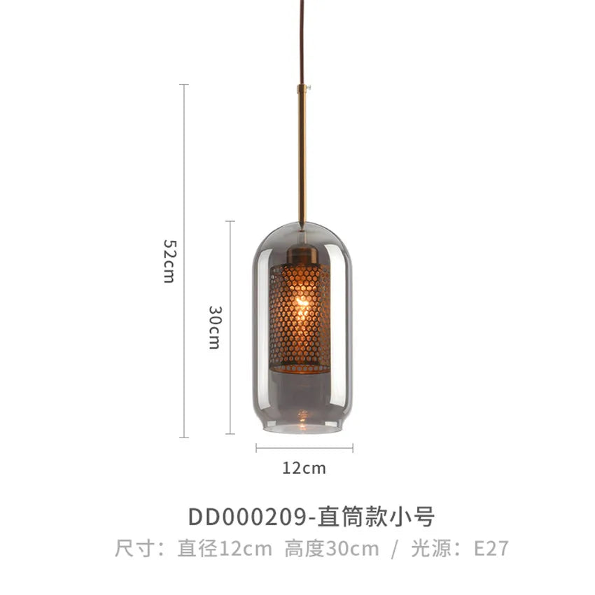 suspension moderne en verre pour décoration intérieure élégante - vue 14 sur 17