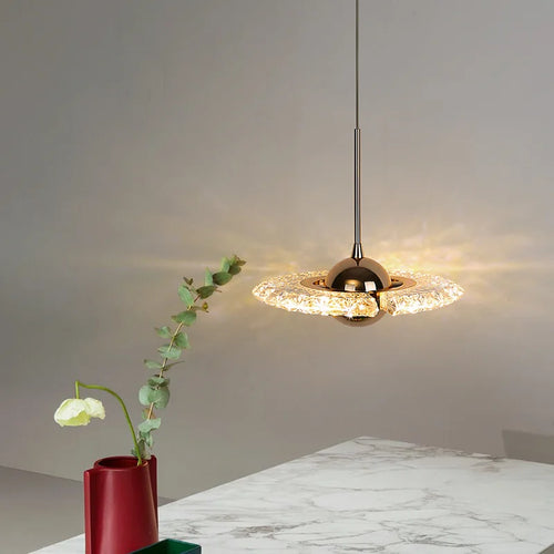 lustre design ufo pour décoration moderne de chambre - vue 5 sur 7