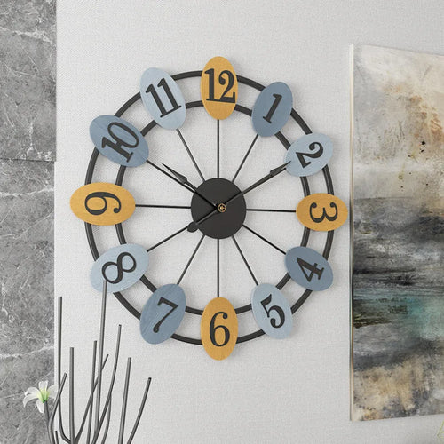 horloge murale silencieuse moderne pour décoration intérieure élégante - vue 5 sur 6