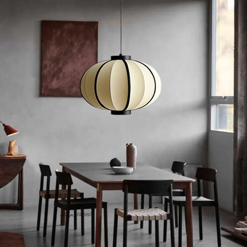 suspension tissu nordique concepteur Simple lampe à main cuisine luminaire salon salle à manger - vue 4 sur 10