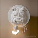 applique murale en résine animaux chiens design décoratif intérieur