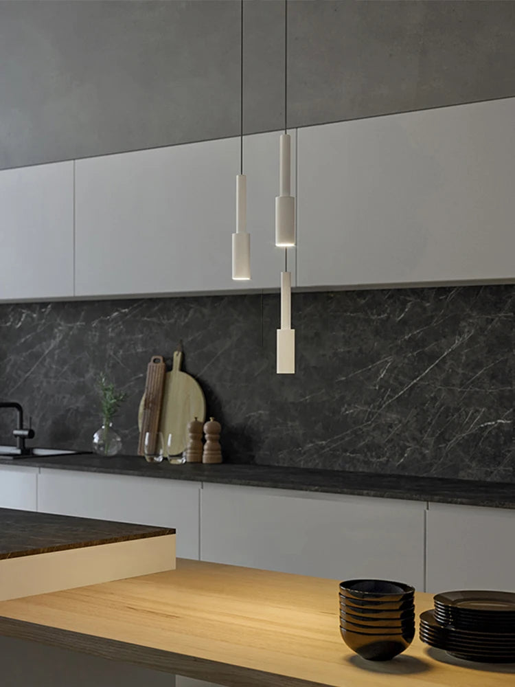 suspension led longue pour bar et cuisine - vue 4 sur 8