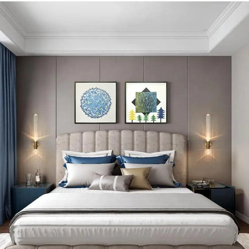 applique murale moderne en cristal et verre design nordique - vue 3 sur 7