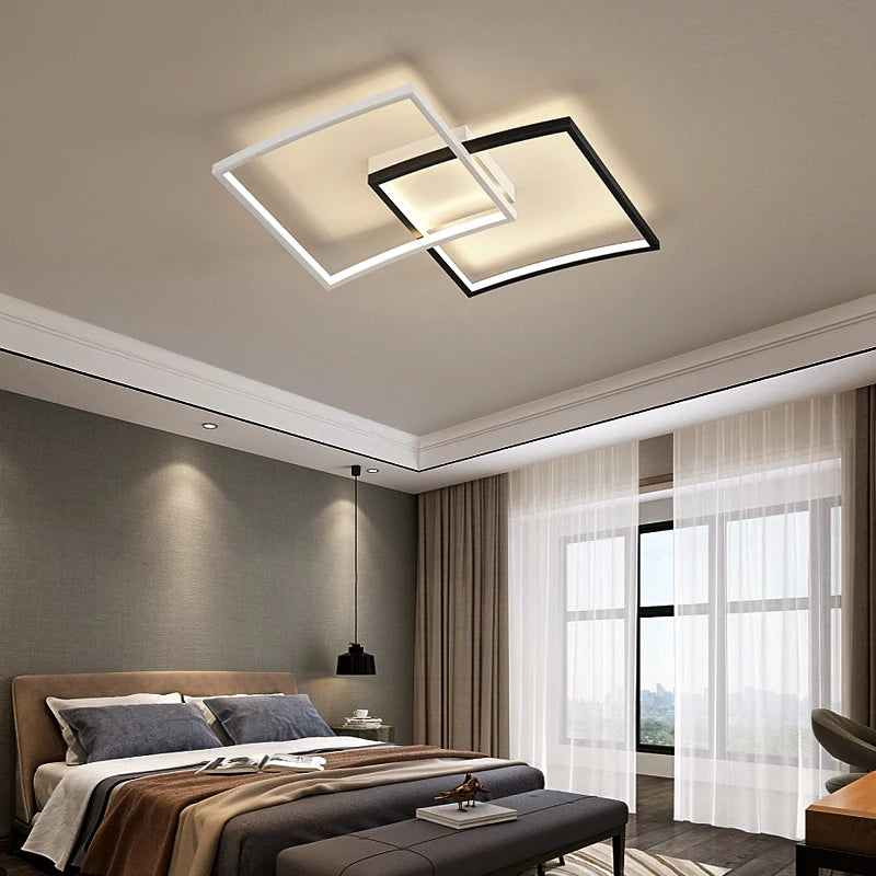 lustre led en aluminium pour intérieur et espaces commerciaux - vue 5 sur 9