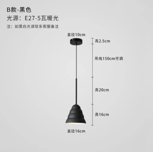 suspension décorative nordique pour éclairage créatif intérieur - vue 12 sur 14