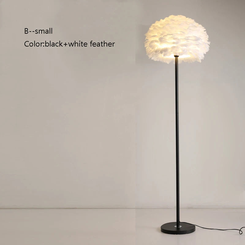 lampadaire créatif plumes pour mariage et célébration - vue 18 sur 22
