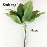 grandes plantes artificielles monstera et bananier pour décoration intérieure