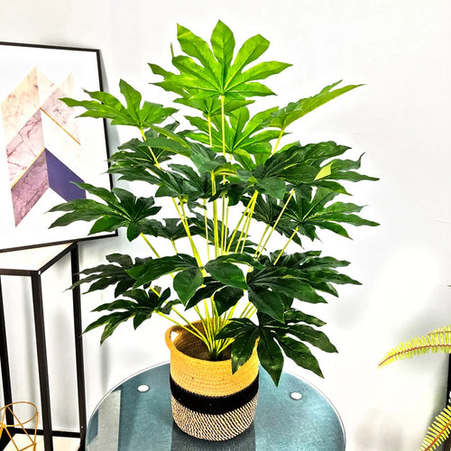 plante artificielle tropicale monstera pour décoration intérieure et extérieure - vue 2 sur 11