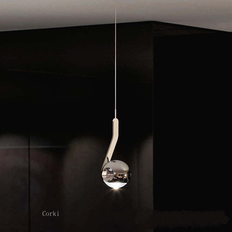suspension design moderne boule magique rotative ajustable - vue 4 sur 10