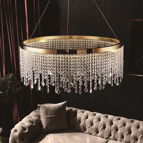 lustre en cristal postmoderne pour décoration intérieure élégante - vue 5 sur 13