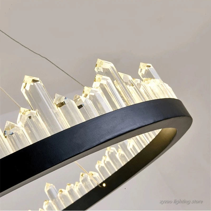 suspension en cristal moderne pour décoration intérieure élégante - vue 4 sur 10