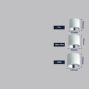 Spot LED moderne cylindrique en métal Chester